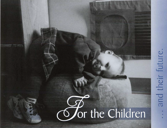 Click to open up the photo gallery featured in the book "For the Children", Family Day's History-
